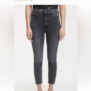 7 FOR ALL MANKIND women’s luxe vintage Aubrey High waist jean 30 waist 27 inseam